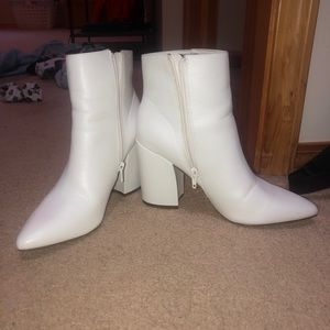 White booties